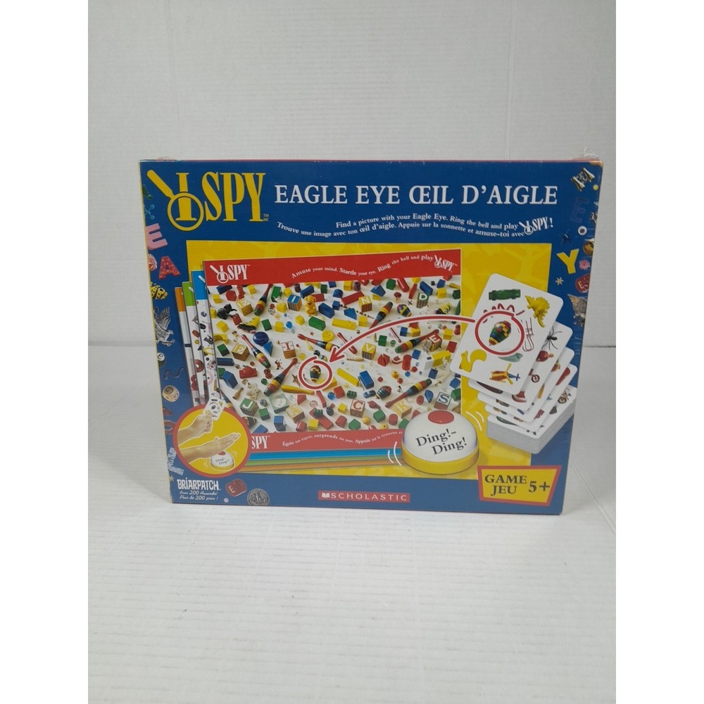 I Spy Eagle Eye Children's Board Game Briarp atch Scholastic NEW